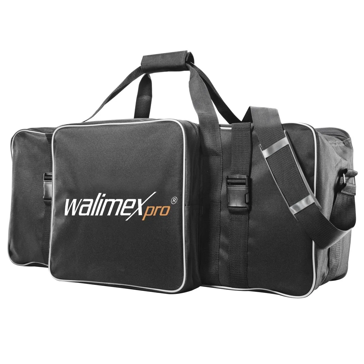 Walimex Pro Studiotasche XL – Schwarz – 750 x 300 x 330 mm – Fototasche für Studioblitz, Reflektoren, Stative und anderes Studiozubehör – Foto Equipment Kamerazubehör