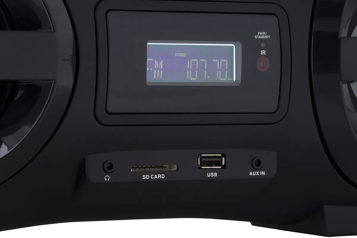 CD-Player Boombox Ghettoblaster mit Radio, CD, MP3, Bluetooth, USB, AUX UNIVERSUM BB 500-20