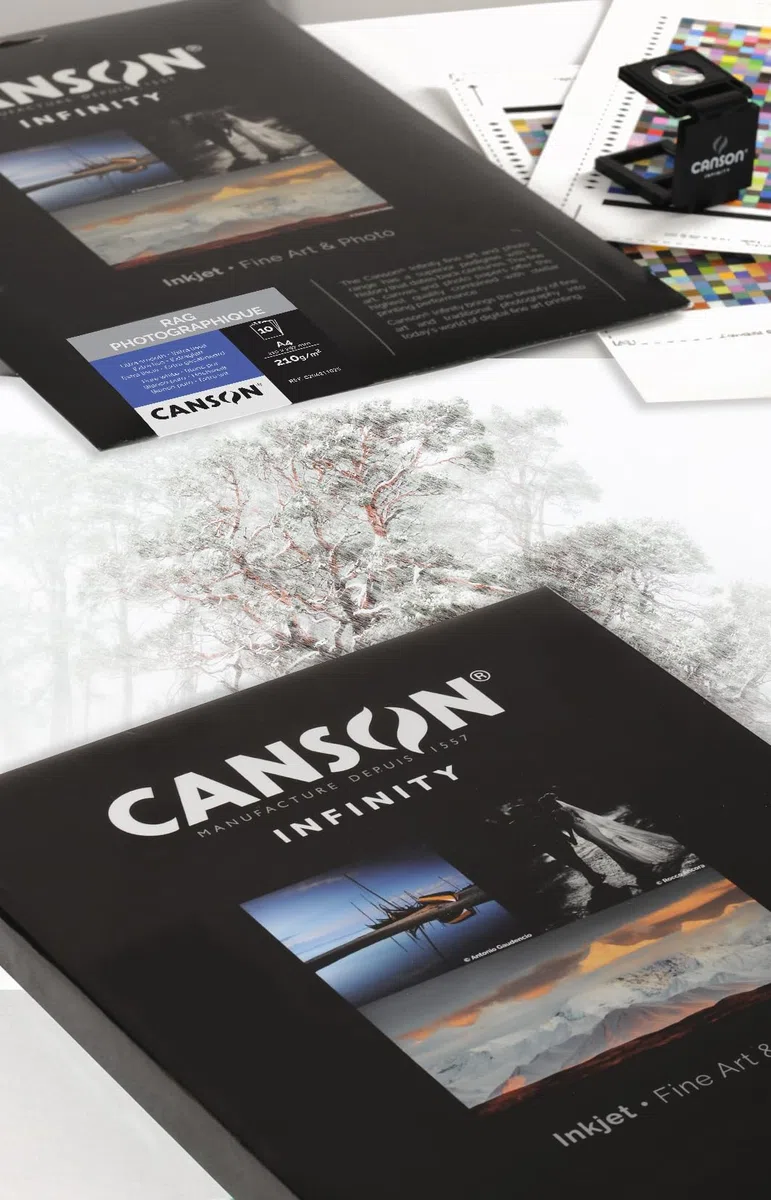 Canson 206211025 Rag Photographique Packung, Photopapier, A4