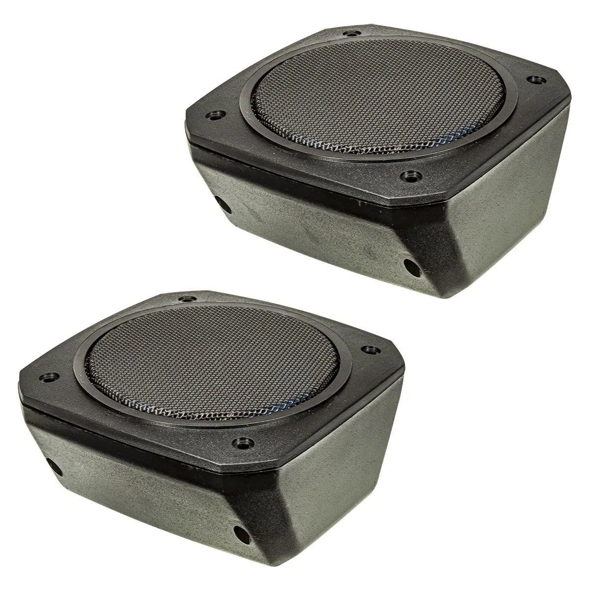 tomzz Audio 4000-010 Retro Look Aufbau Lautsprecher-Satz im Gehäuse DIN 100mm Lautsprecher 2-Wege Koaxial System 80 Watt