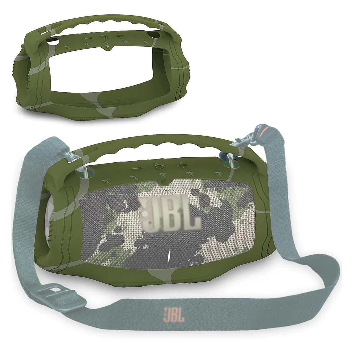 Silikon Case Cover Griff für JBL Xtreme 4 Portable Lautsprecher, weiche Schutzhülle für JBL Xtreme 4 Portable Lautsprecher Zubehör (nur Fall)