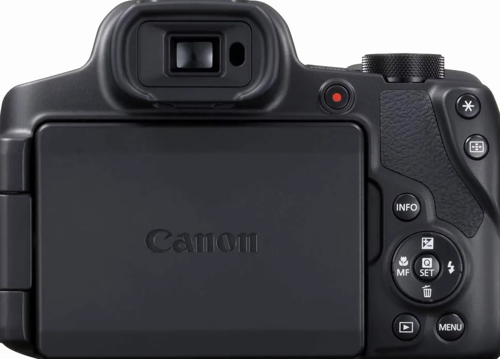 Canon PowerShot Kamera SX70 HS (20,3 MP, 65 fach optischer Zoom, dreh- und schwenkbarer 7,5cm LCD, RAW Format, WLAN und Bluetooth Unterstützung, 4K Video, 10 B/s, 1/2,3-Zoll-Typ CMOS Sensor),schwarz