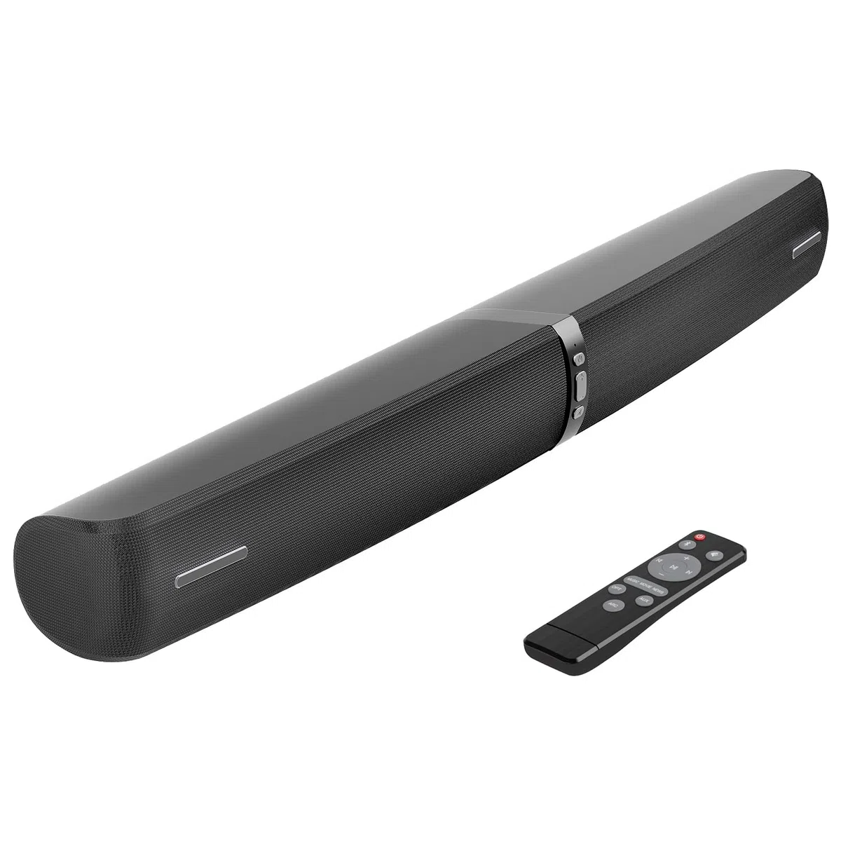 Soundbar für TV Geräte, 2-in-1 Trennbare Tower-Lautsprecher mit Bluetooth 5.3/HDMI-ARC/Optisch/AUX – Wandmontagefähige Home Cinema Sound bar mit Surround-Sound für PC/Gaming/Projektoren (Black) 1Pcs