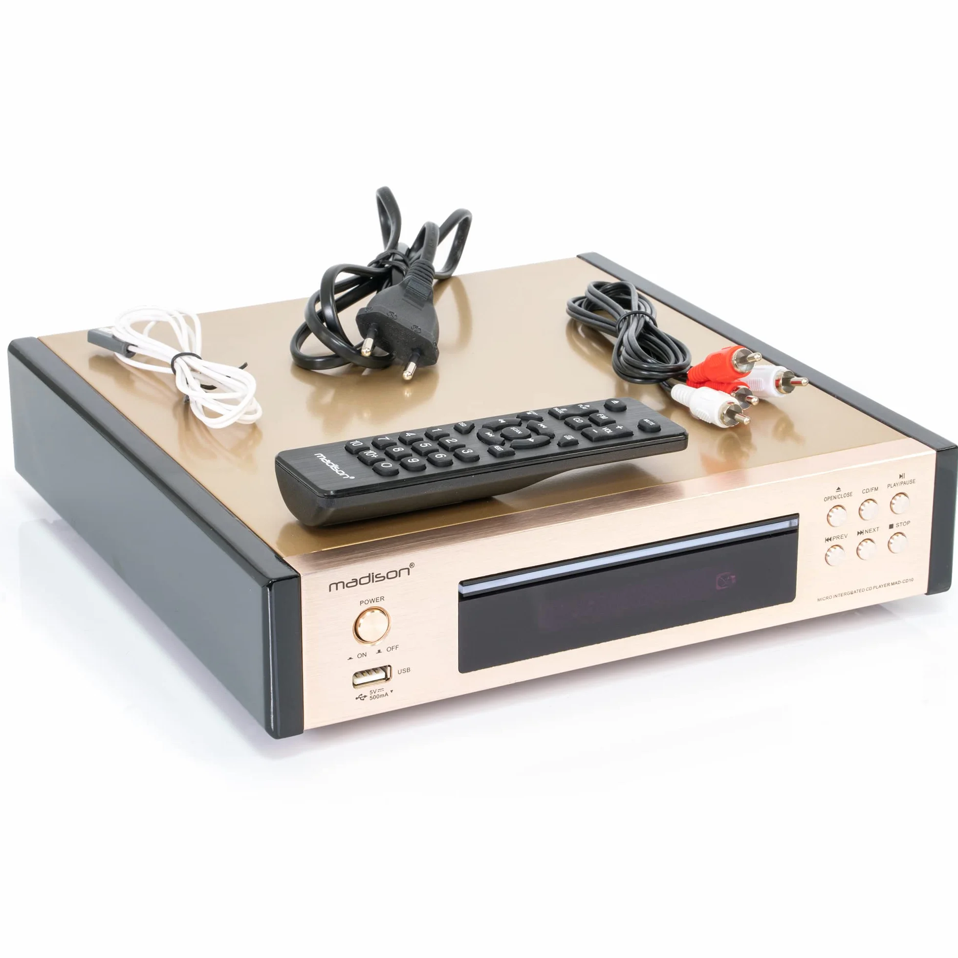 Madison MAD-CD10 FM Tuner UND CD Player Surround Sound TV Stereo Event Musik BESCHALLUNGSANLAGE