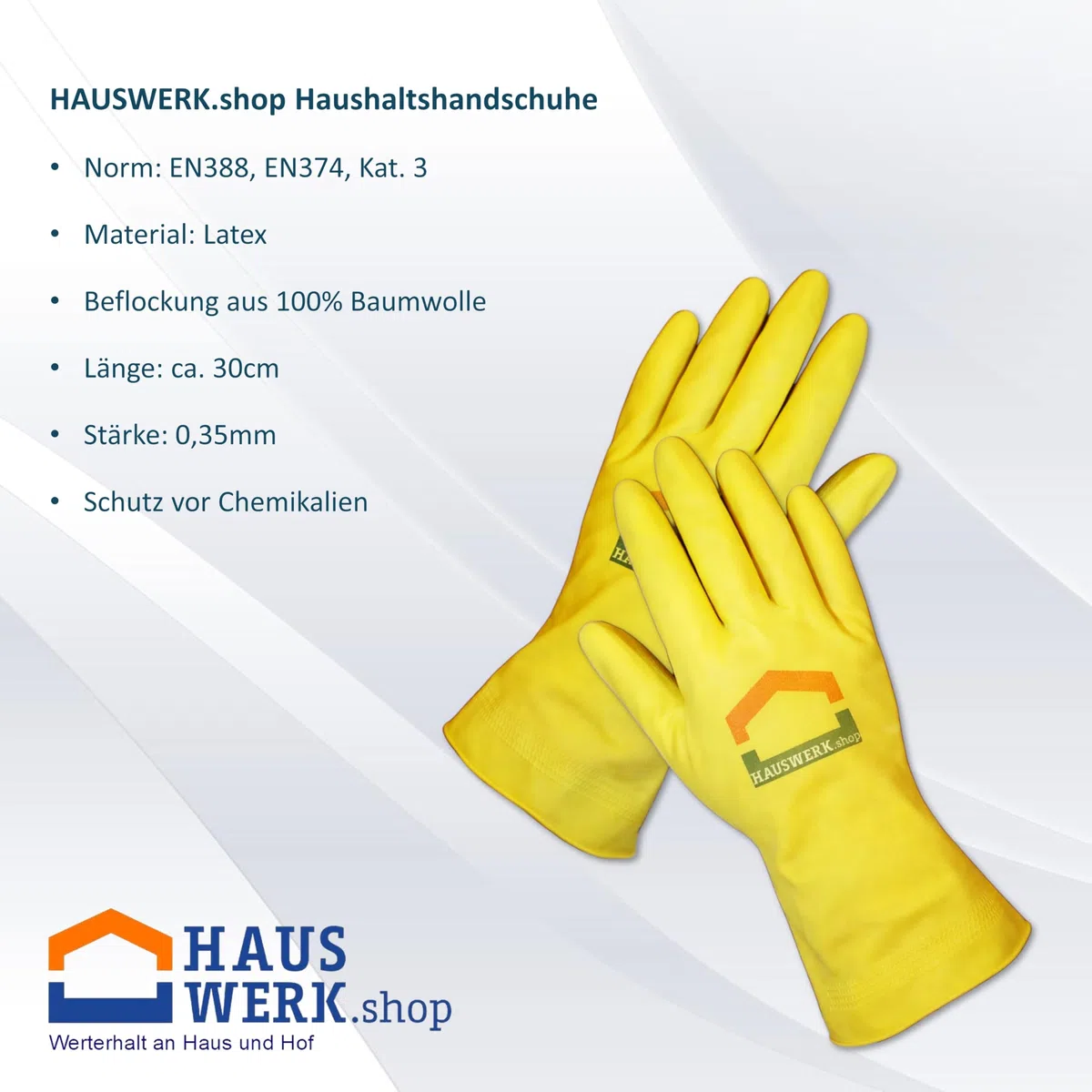 SET 1 Liter Lithofin MN Außenreiniger und 1 Paar HW Haushaltshandschuhe