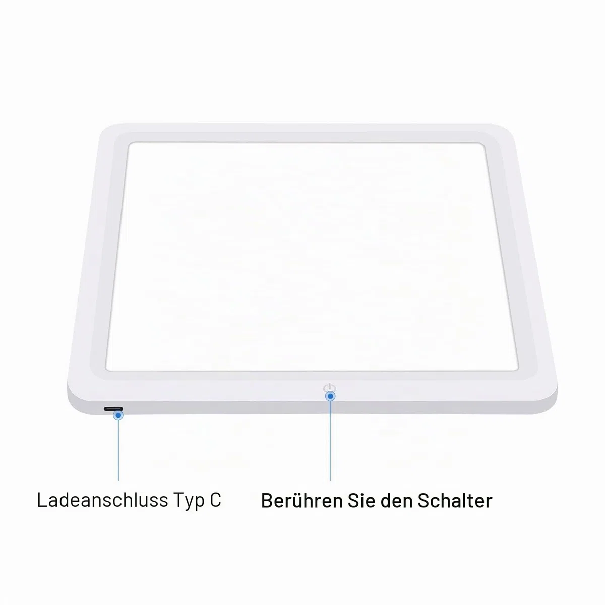 PULUZ 29CM LED Fotografie Schattenloses Licht Lampenpaneel für Fotostudio Box Fotografie Softbox Bodenlicht für Schmuck Kosmetik Kunstwerke (29CM)
