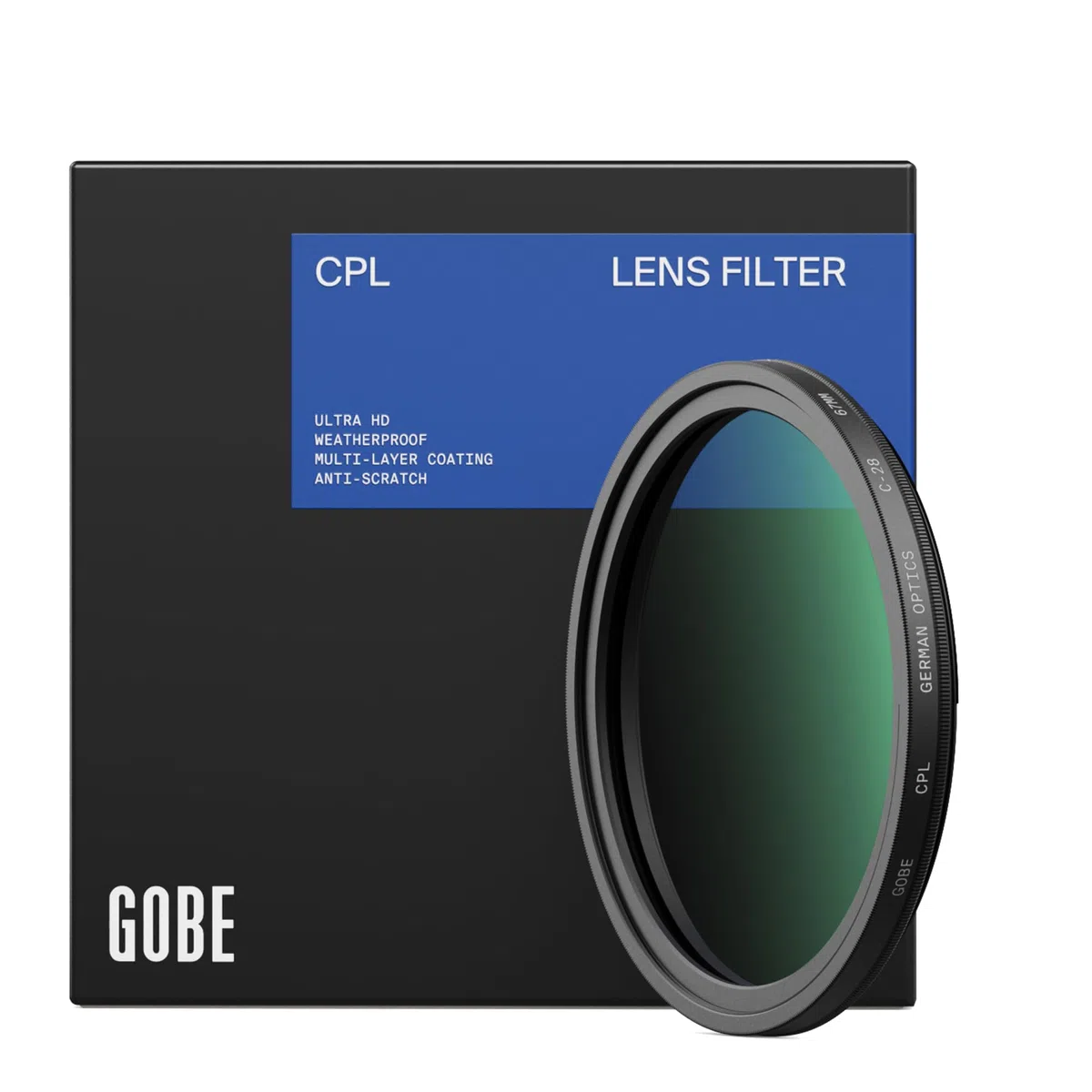 Gobe 95 mm Polfilter (Polarisationsfilter) CPL (Pro)
