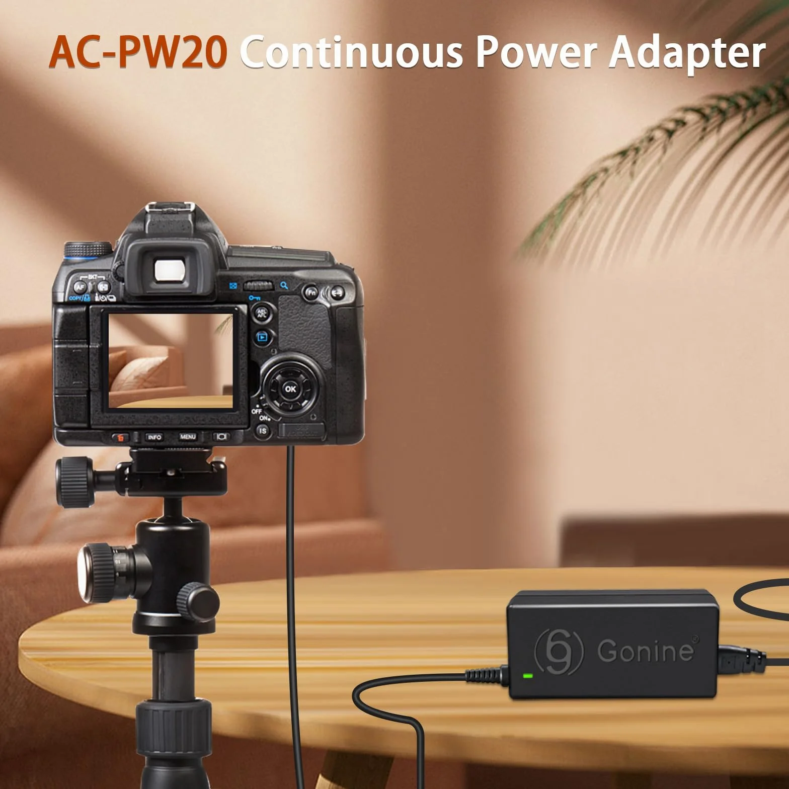 AC-PW20 Netzteil NP-FW50 Dummy Akku Kit für Sony Alpha ZV-E10 A7 A7R A7S A7II A7RII A7SII A6500 A6400 A6300 A6100 A6000 A5100 A5000 RX10 II III IV NEX-3 NEX-5 NEX-7