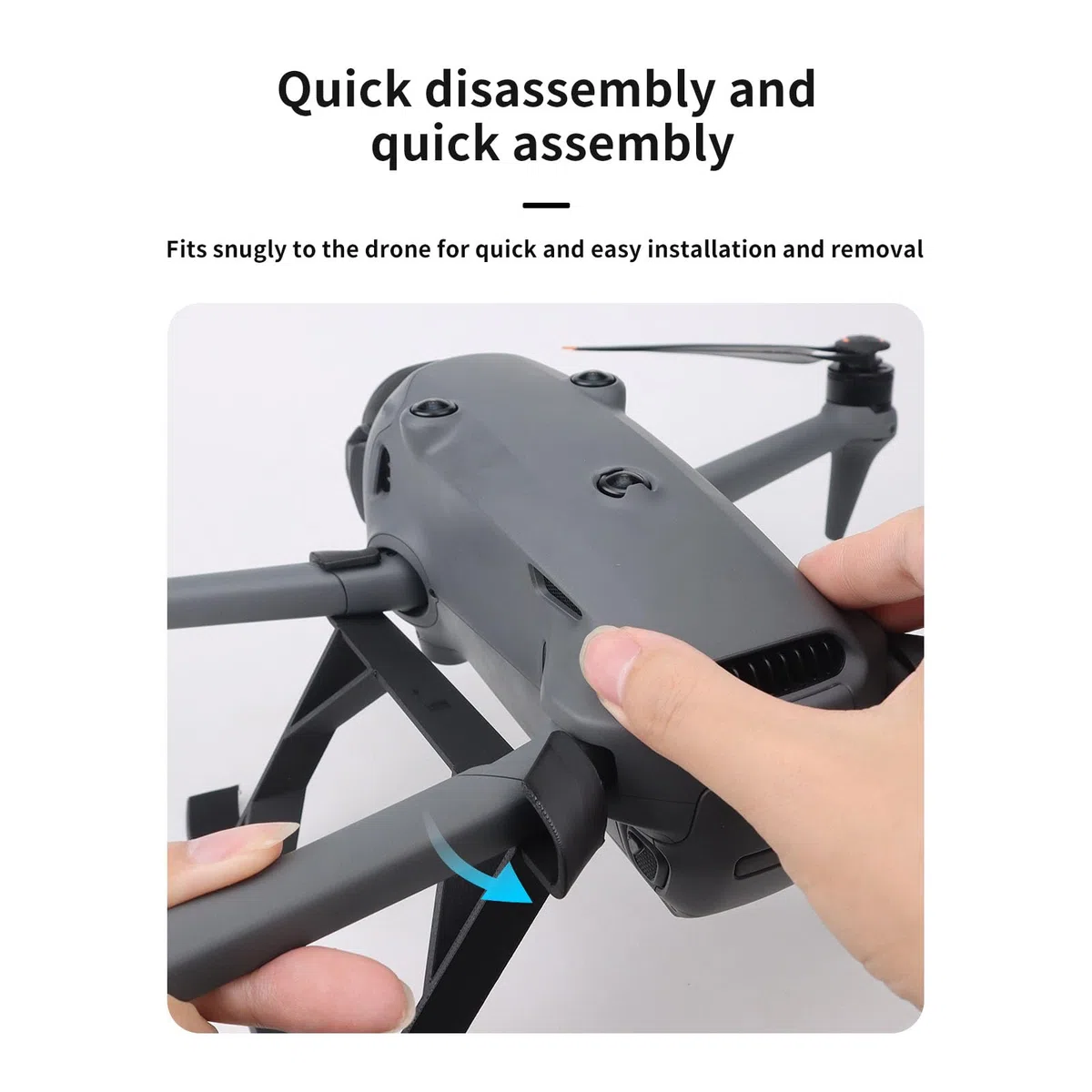 Verlängerte Beine für DJI Mavic 4 Pro Drohne Landing Gear Height Enhancement Stand Heightening Bracket Height Increasing Kickstand Landing Protection
