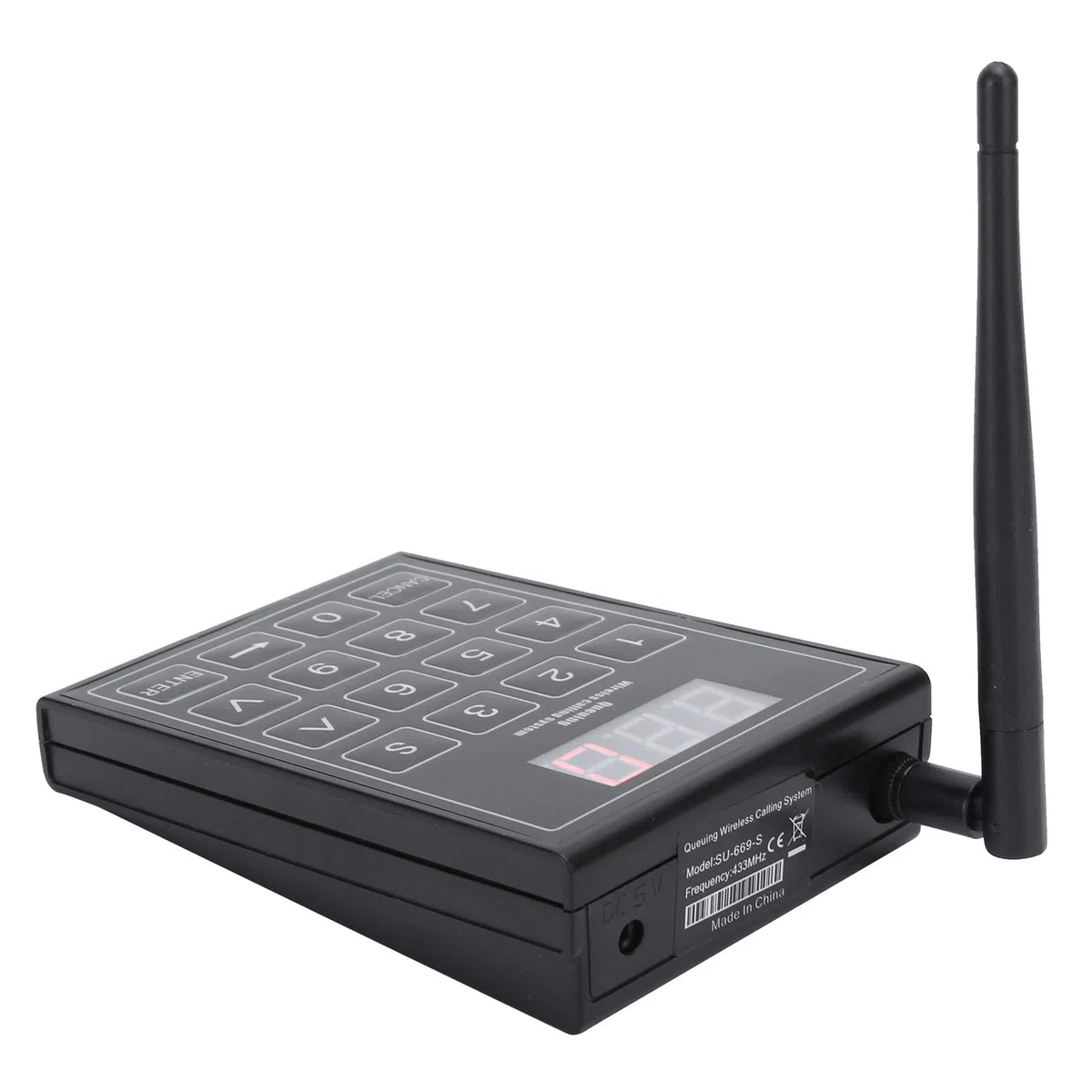 Bewinner Pager Tastatursender Digital für SU-668 SU-669 SU-680 SU-668S SU-669S, Restaurant Pager Tastatursender für Drahtlose Anrufe Pager, NUR Tastatur für Restaurant Anrufsysteme
