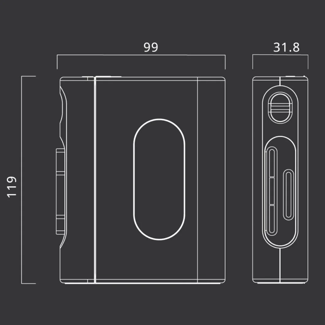 Muse Kassettenspieler - Tragbarer Kassettenspieler mit Kopfhöreranschluss und Bluetooth | Schnelles Aufladen per USB-C - Schickes Design | Schwarz