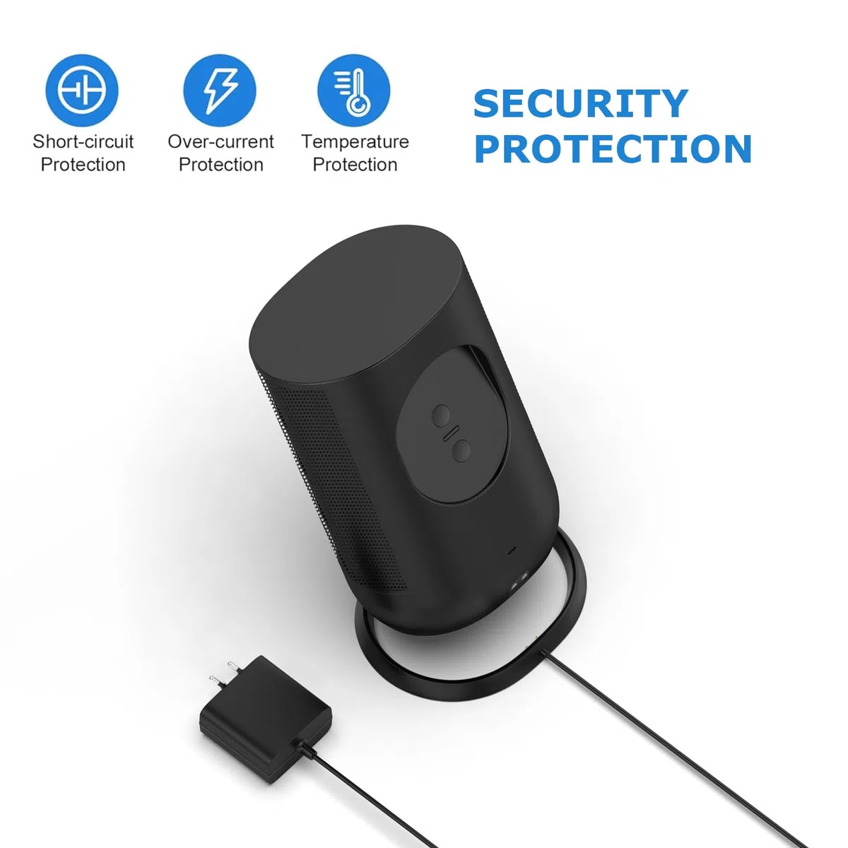 Ladestation für Move, Ladekabel-Dock mit 45-W-Netzteil, Ersatz-Ladestation-Basisstationsadapter für Move Gen 2. und 1. – 6,6-Fuß-Kabel (EU-Stecker)