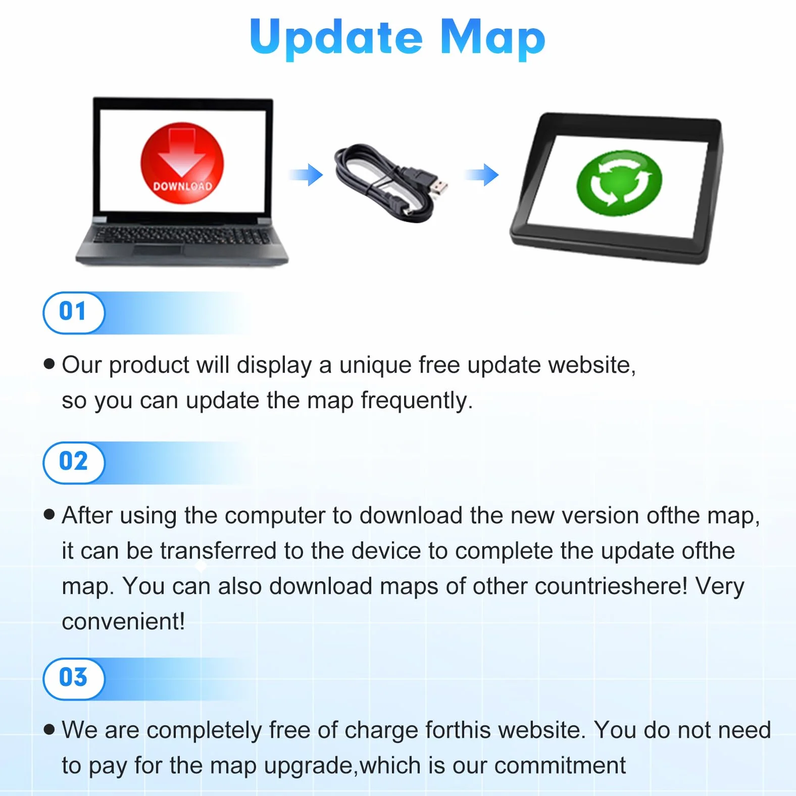 5 Inch GPS Navigation for Car & Truck, Portable Navi mit Europa Offline-Karten, Lebenslange kostenlose Kartenupdates, Blitzerwarnung, Sprachführung, FM-Transmitter, Postleitzahl-Suche, Touchscreen