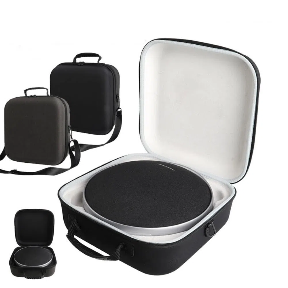 Aufbewahrungstasche, tragbare Tragetasche für Harman Kardon Onyx Studio 9, EVA-Hartschalenschutzbox, Lautsprechertasche, Organizer-Tasche mit Schultergurt, Schwarzes Innenfutter, Aufbewahrungstasche