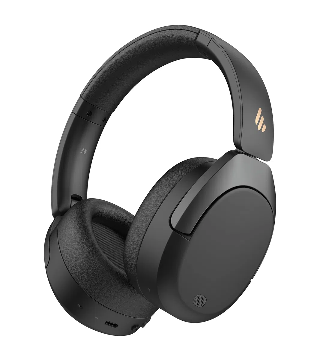 Edifier W830NB Wireless Over Ear Kopfhörer mit -45dB ANC, 94Std. AKKU, LDAC Hi-Res Sound, Spatial Audio, Schnellladung, Bluetooth V5.4 - Schwarz