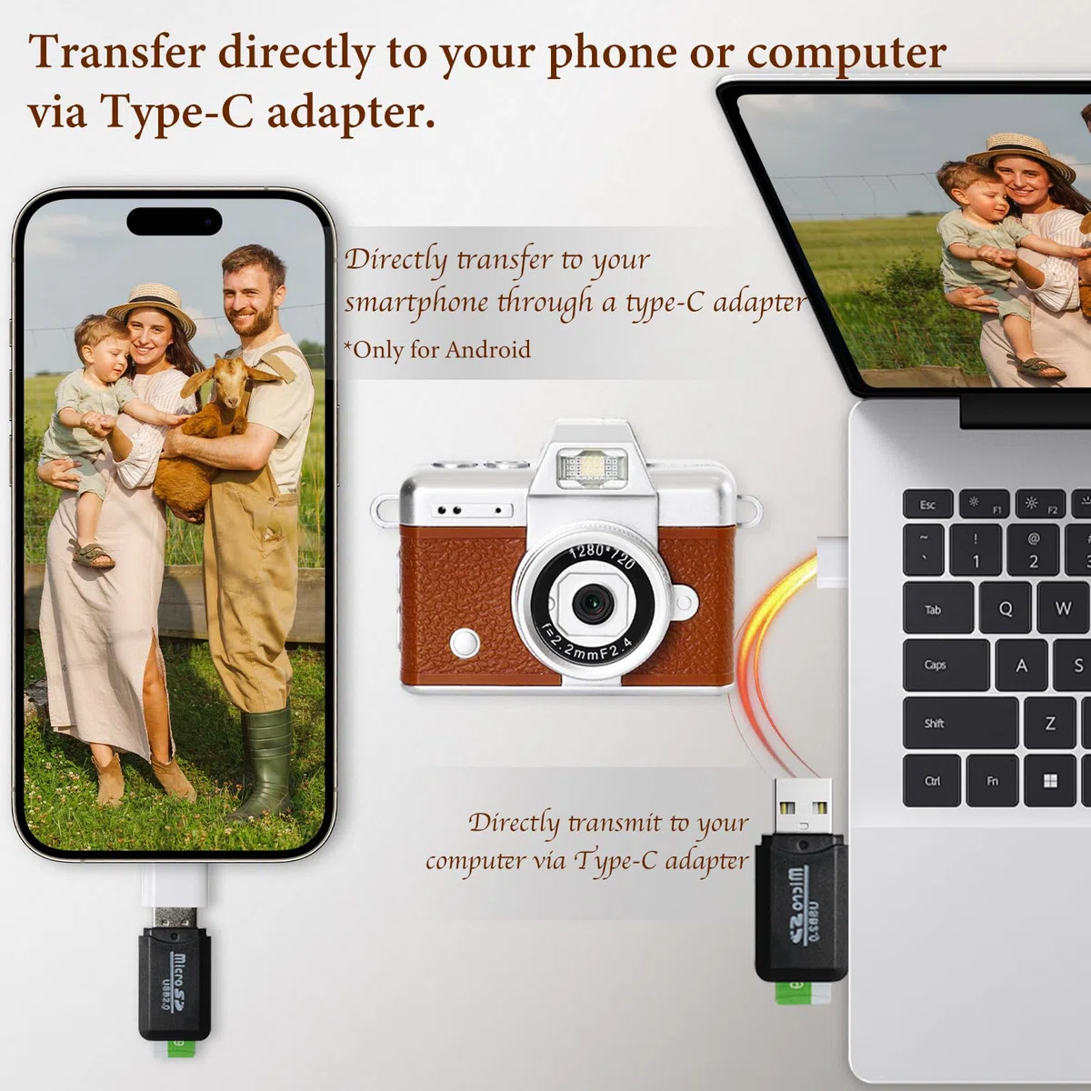 Retro Mini Digitalkamera,Kamera Schlüsselanhänger 1,3-Zoll Minikamera & Keychain Camera mit Blitz 1080P Fotokamera Retro Kamera Blitz & Aufzeichnung Klapp-Display & Vintage Design