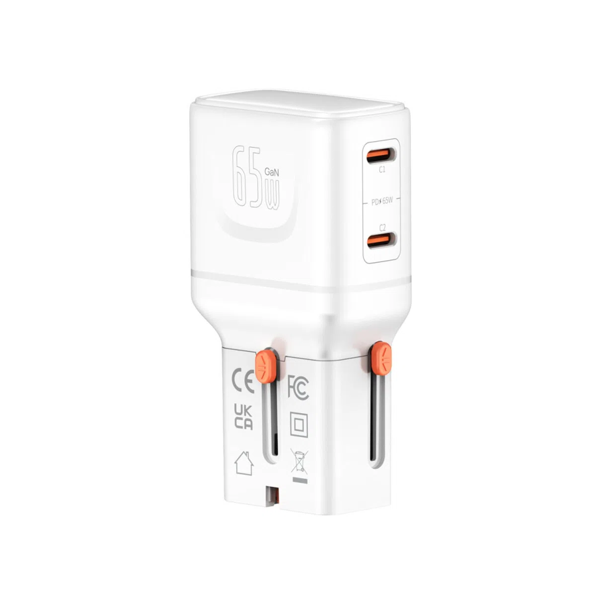 4smarts Weltreiseadapter Nomad Pocket 65W, weiß