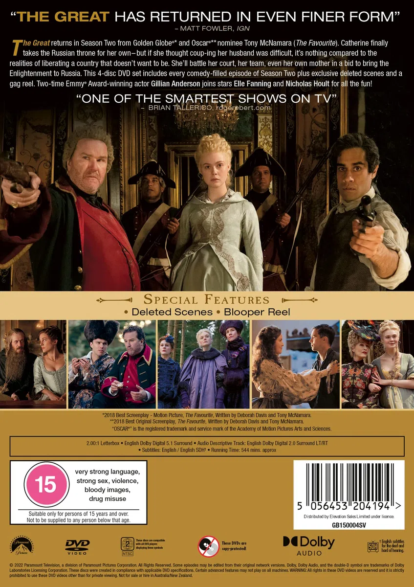 Paramount Home Entertainment The Great: Season Two [DVD]