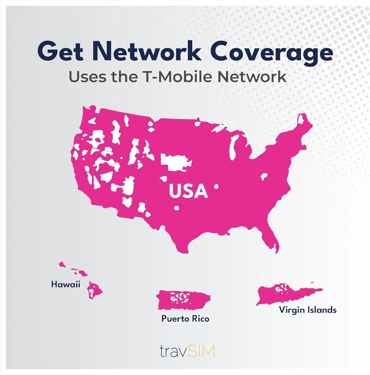 travSIM USA eSIM | T-Mobile Netz | Unbegrenzte Daten, Anrufe & Texte in den USA | e SIM Amerika funktioniert auf eSIM kompatiblen iOS & Android Geräten | e SIM Karte USA 14 Tage