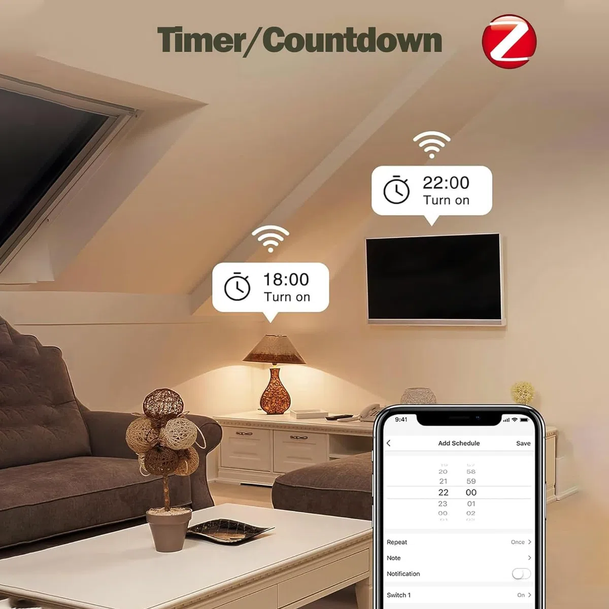ZigBee Mehrfachsteckdose, Überspannungsschutz, 1,5 m Verlängerungskabel, Vier USB-Anschlüsse (DREI USB-A und EIN USB-C), kompatibel mit Home Assistant, 2MQTT, ZHA, Alexa und Google