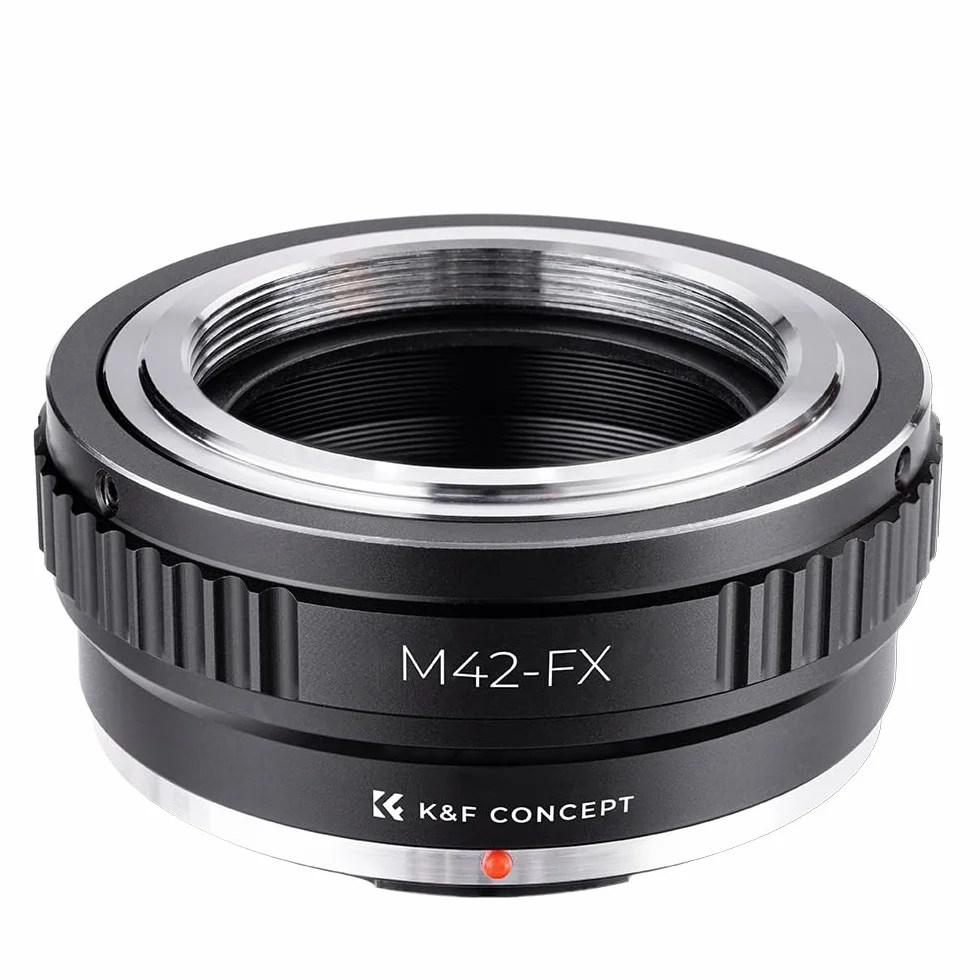K&F CONCEPT Lens Mount Adapter Ring M42-FX Fit 42mm Schraube auf Fuji Fujifilm FX XPro1 X-Pro1 Kamera