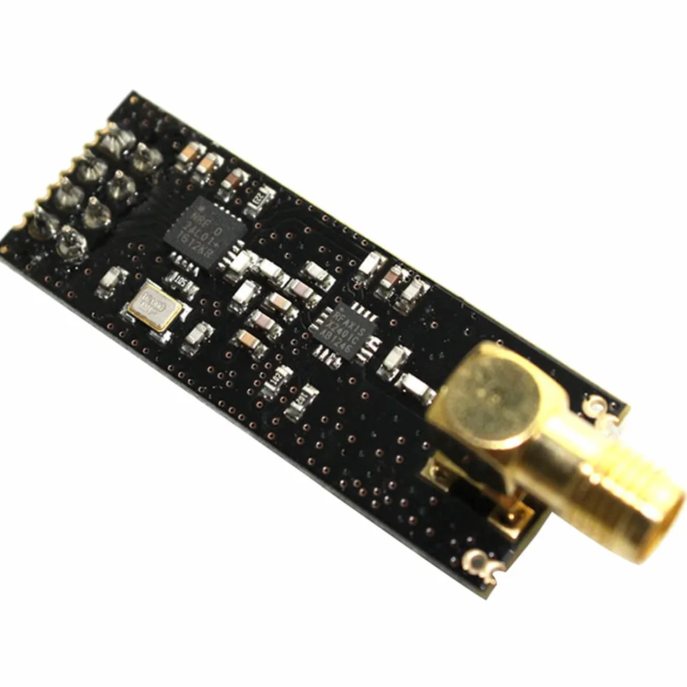 NRF24L01+PA+LNA Funkmodul mit Antenne, 1100 Meter lange Entfernung, mit NRF24L01 Wireless Modul-Adapter, 3,3 V, 4 Stück