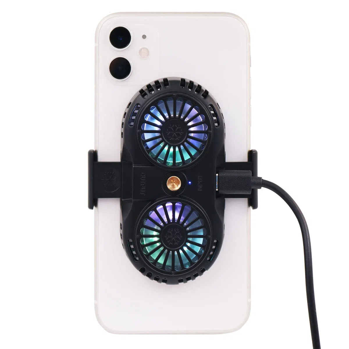 DollaTek Telefon Lüfter Handy Halbleiter Kühlerlüfter für kühle Telefon Temperaturen für kühlkörper smartphone, glatte 4-6.5 Zoll Handys - Schwarz