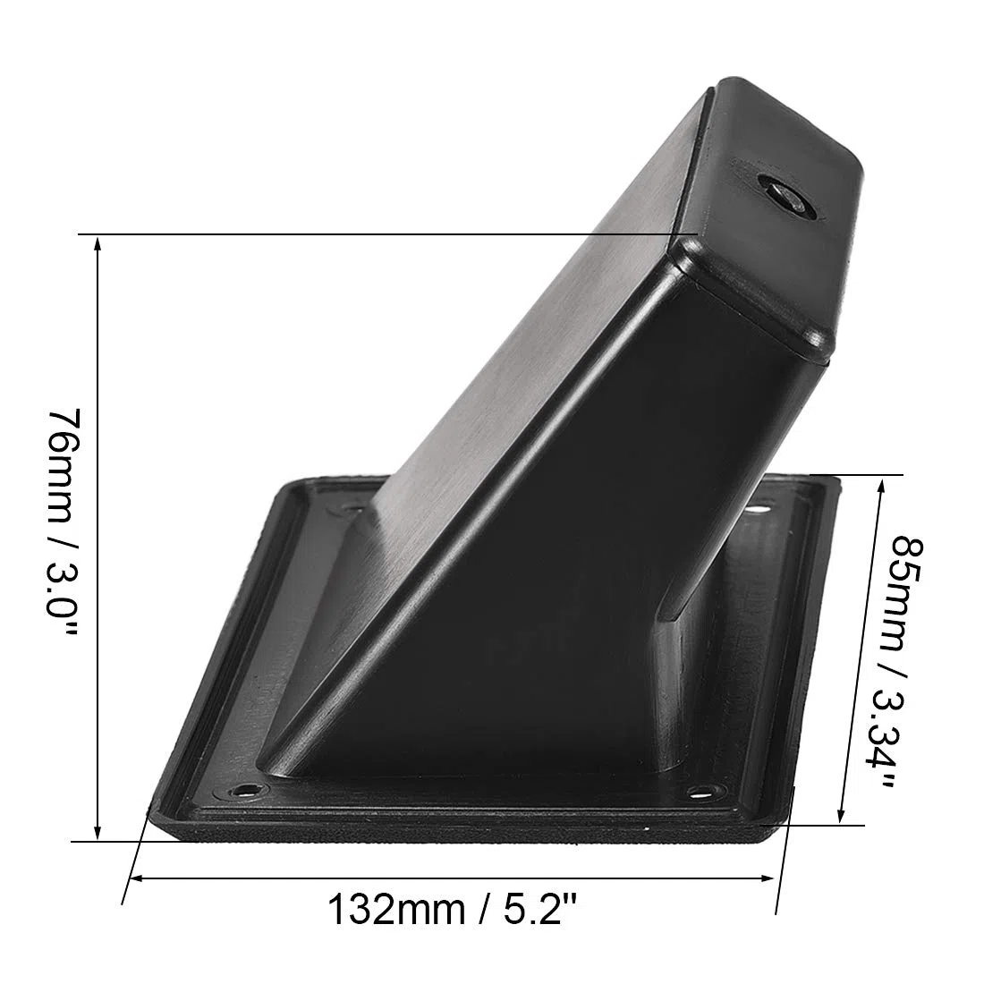 sourcing map 4 Stück Versenk Lautsprecher Griffhalter Bühnenlautsprecher Griff 5.2 Zoll Lange für PA/DJ Audio Schrank Box
