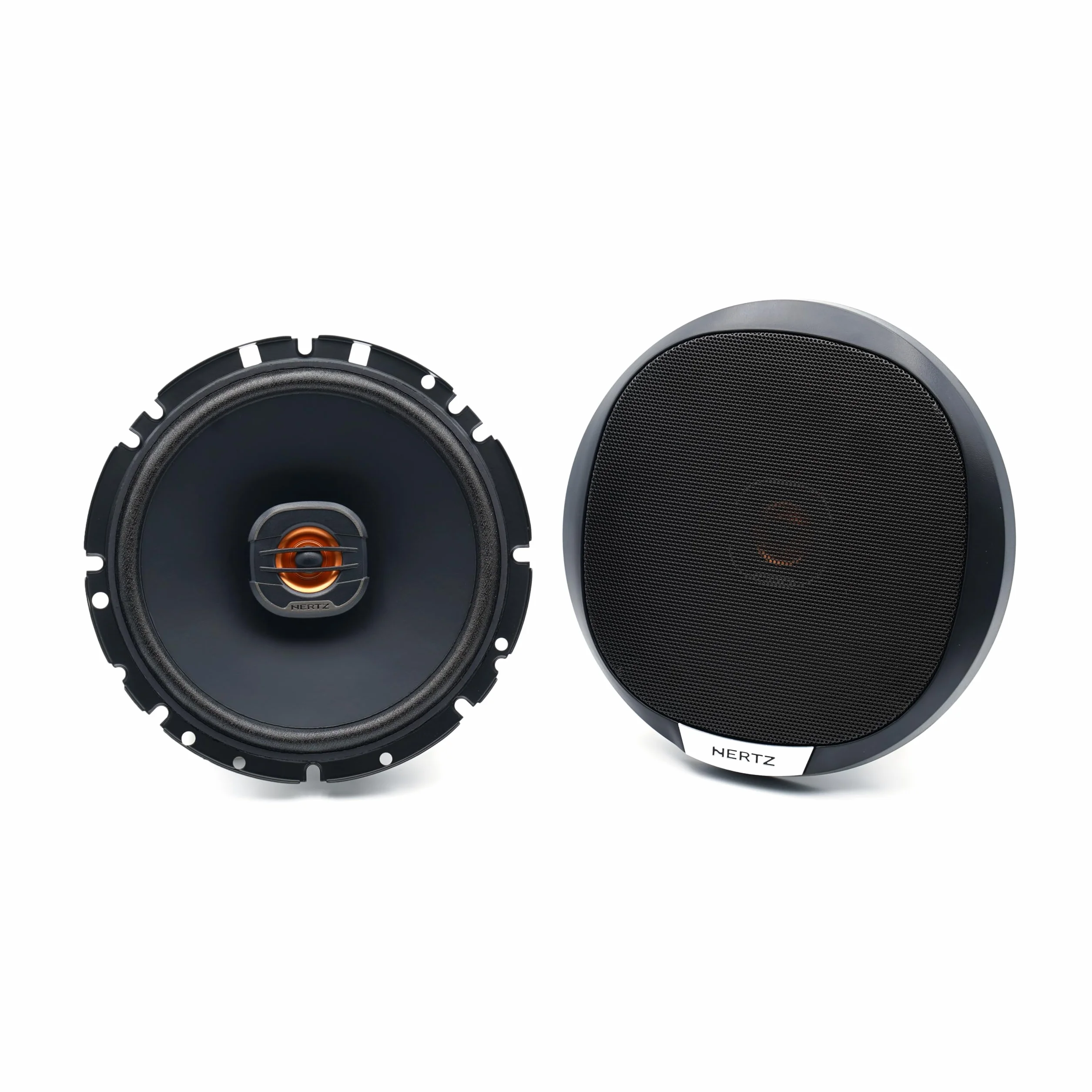 Hertz X 165 Fan Edition 165/170mm 2-Wege Koaxial Lautsprecher 200W Peak, 50W RMS, 4Ohm, Wasserabweisender Presspapierkegel, 24mm PEI Hochtöner, einfache Installation