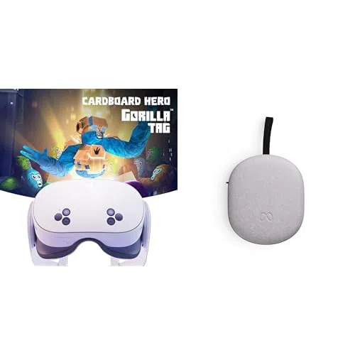 Meta Quest 3S 128 GB – Gorilla Tag Cardboard Hero + Kompakte Tragetasche