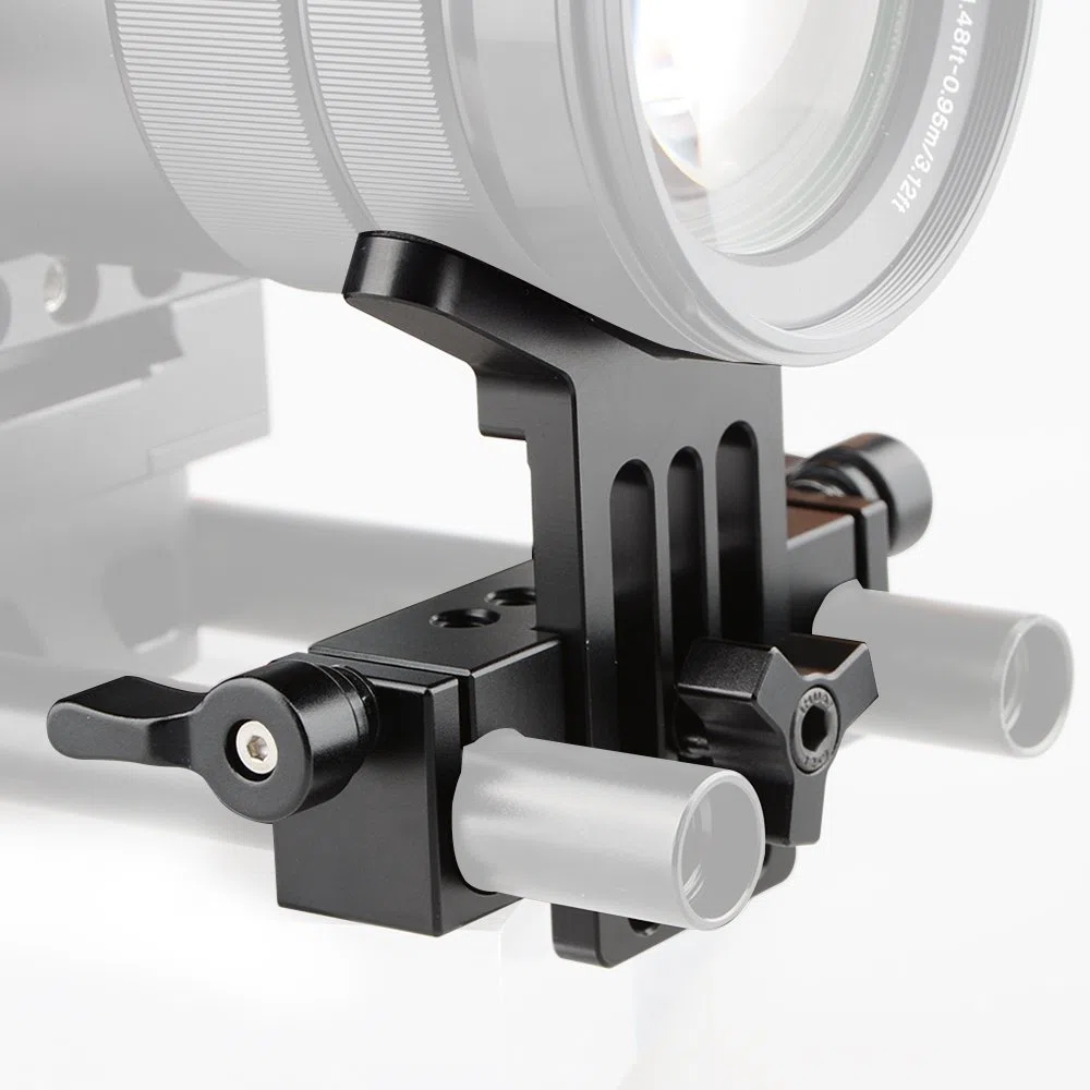 CAMVATE Kamera Lens Support 15 mm Rod Clamp Schiene Block for DSLR Rig Rod Träger schiene System