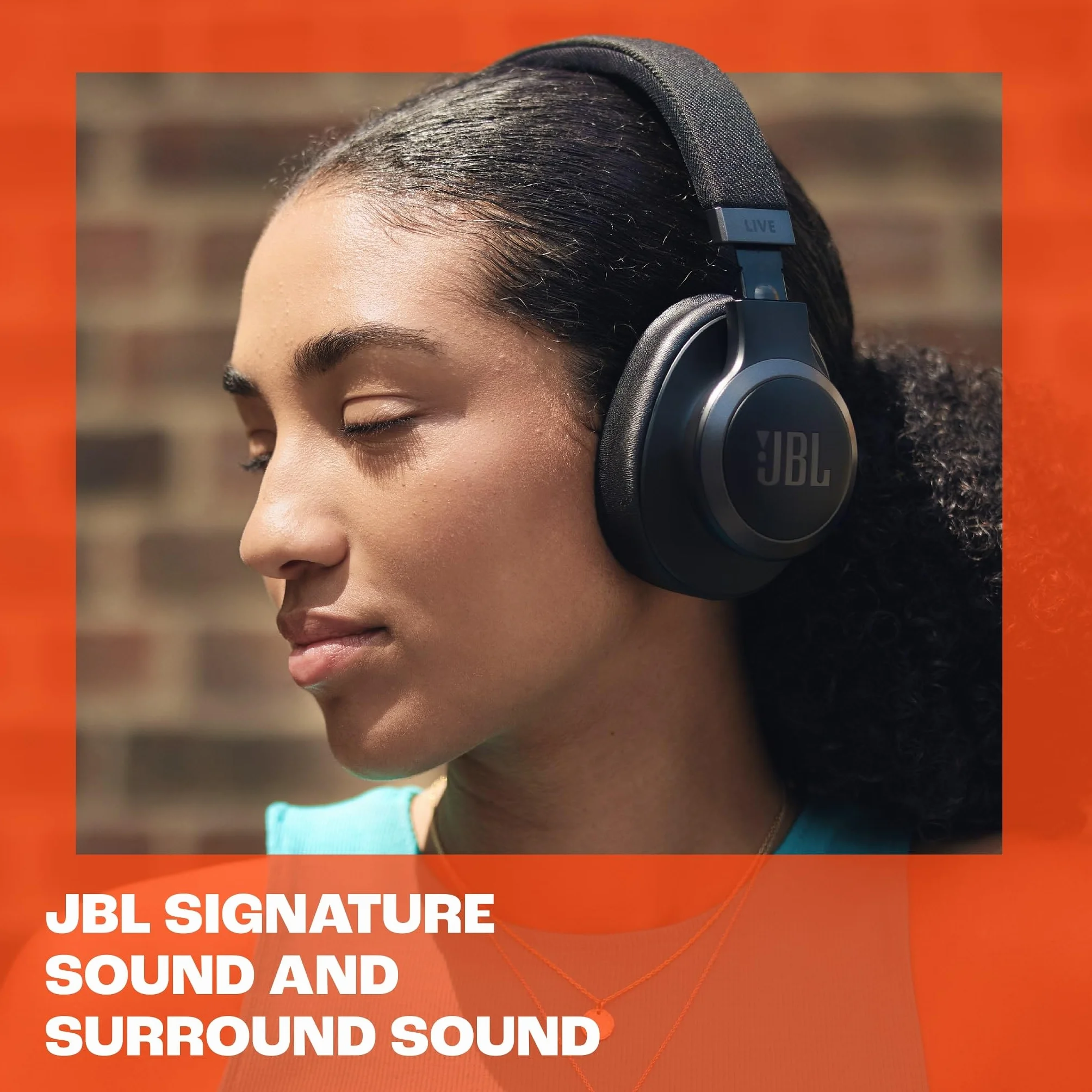 JBL Live 770 NC – Bluetooth Over-Ear-Kopfhörer mit adaptivem Noise-Cancelling – Kabellose Ohrhörer mit JBL Signature Sound und Sprachassistent – Langer Musikgenuss für bis zu 65 Stunden – In Schwarz