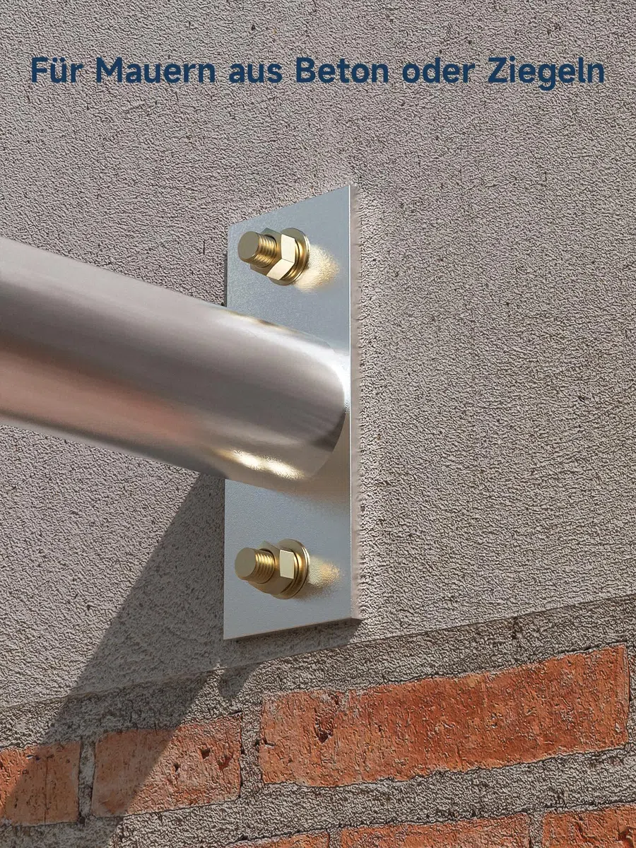 ANNTLENT Antennenmast Halterung L-Typ für Außenantenne-Universal 30cm Länge Außenantennen Mast für Handy-Signalverstärker Antenne/Satelliten Antenne Halterung