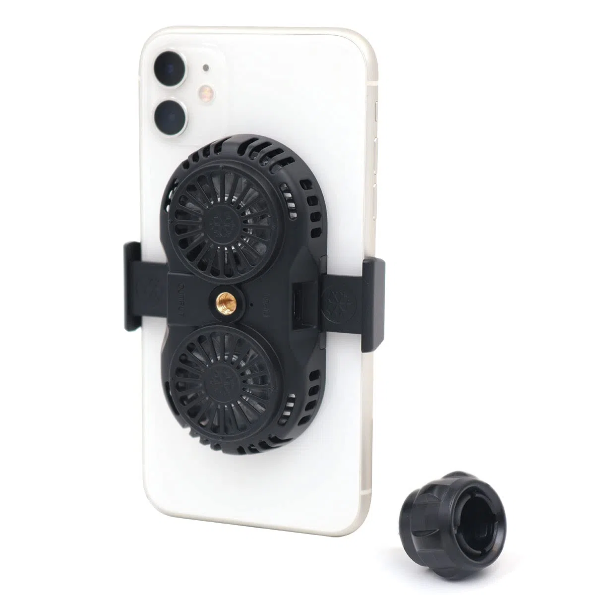 DollaTek Telefon Lüfter Handy Halbleiter Kühlerlüfter für kühle Telefon Temperaturen für kühlkörper smartphone, glatte 4-6.5 Zoll Handys - Schwarz