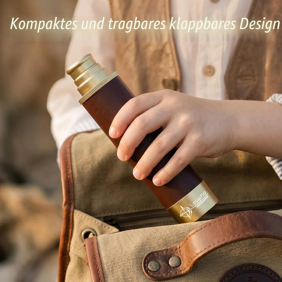 Retro Pirat Teleskop Monokular 25x30 Zoomable Vintage Kapitän Jack Spyglass BAK-4 Linse Fernrohr Kinder Faltbar Tragbar Pocket Monokular für Outdoor Camping