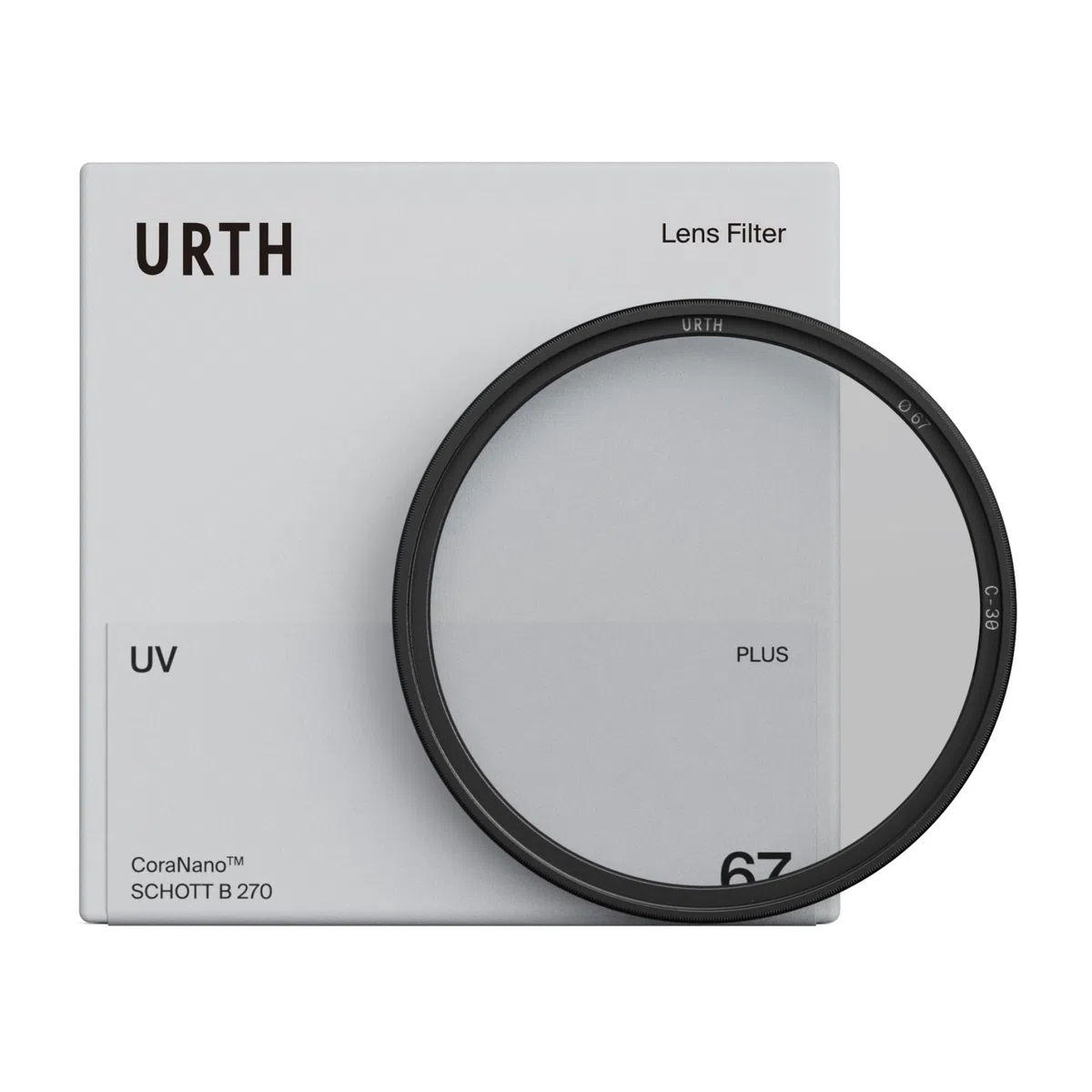 Urth 39 mm UV-Objektivfilter (Plus) – ultraschlanker, 30-lagiger nanobeschichteter UV-Kameraobjektivschutz