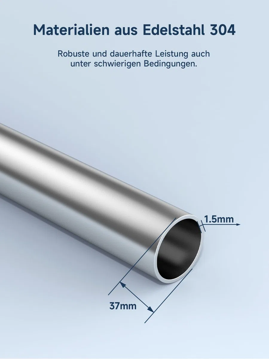 ANNTLENT Antennenmast Halterung L-Typ für Außenantenne-Universal 30cm Länge Außenantennen Mast für Handy-Signalverstärker Antenne/Satelliten Antenne Halterung