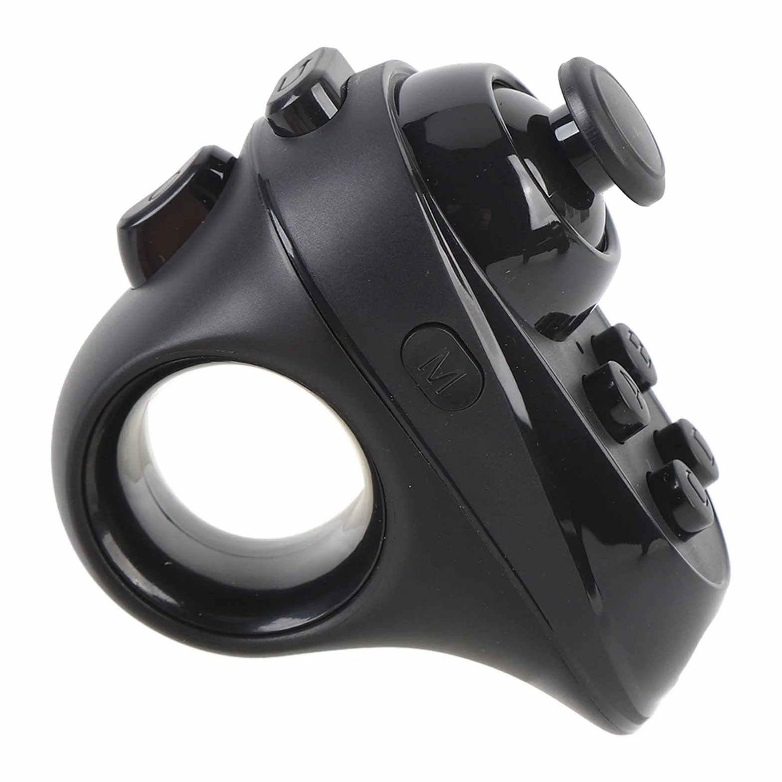 PUSOKEI VR Fernbedienung Bluetooth Gamepad, kabellose VR Gamepad Steuerung VR Video, Spiele, Selfies, Flip E Book/PPT/Nook Seite, Maus, Toneinstellung, für Tablet, Laptop, Smartphone