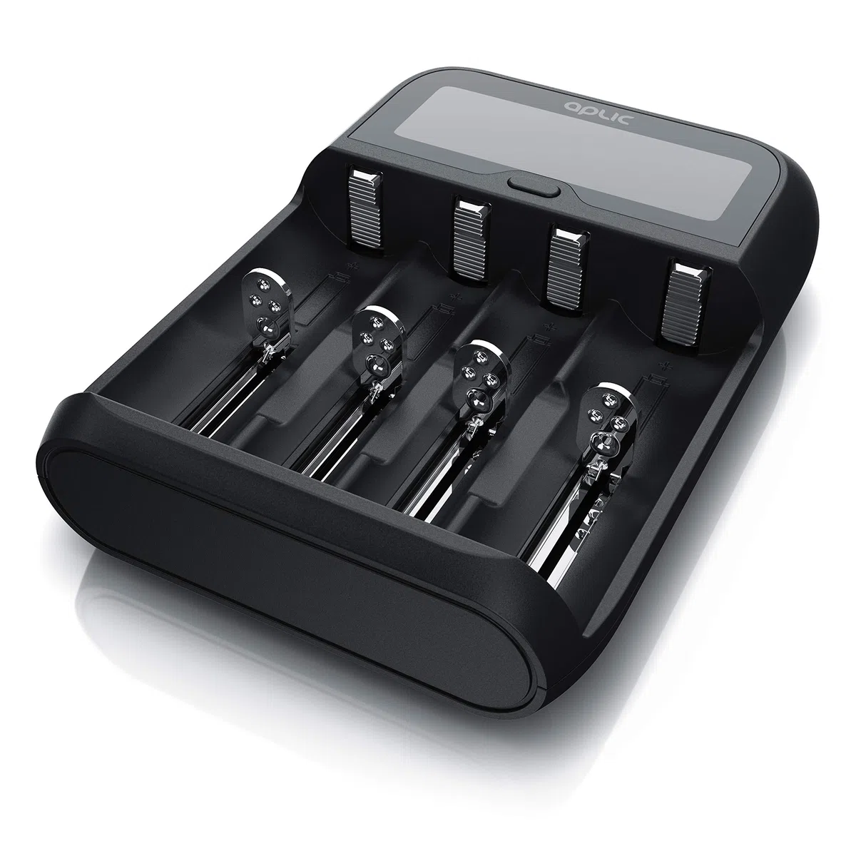 CSL - Universal Batterie Ladegerät - Akku Batterieladegerät Intelligent Battery Charger - für Li-ion, NI-MH, NI-Cd, LiFePo4 Akkus 18650 AA AAA Batterien und Akkus - LCD Display mit Echtzeitanzeige
