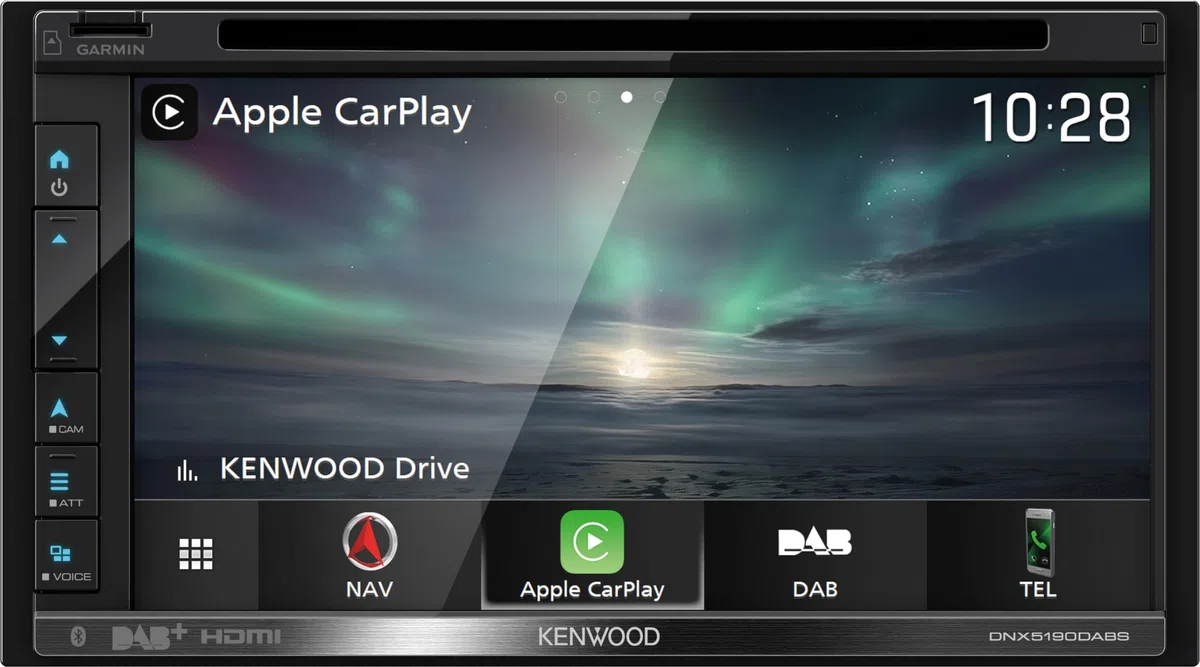 Kenwood DNX5190DABS Navigationssystem 17,1 cm (6.75") Touchscreen TFT Fixed Schwarz 2,1 kg