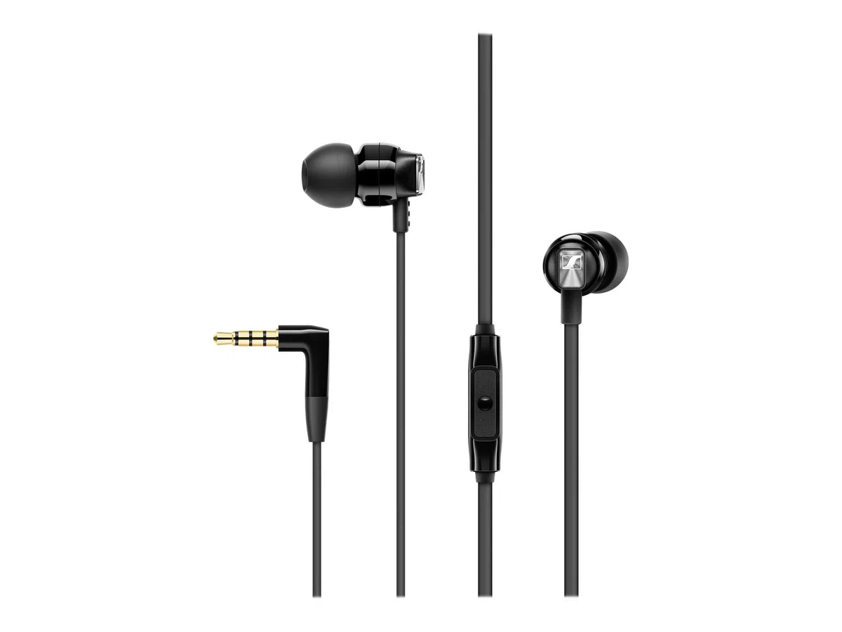 Sennheiser CX 300S In-Ear-Kopfhörer mit Universal Smart Remote ̶̶ Schwarz