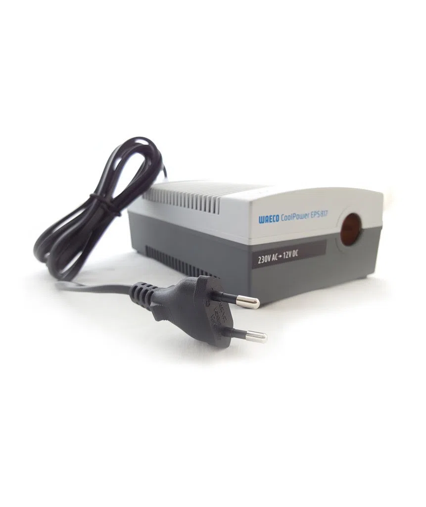 Dometic EPS 817, AC/DC-Netz-Adapter, Wechselrichter, Spannungwandler mit Zigarettenanzünderbuchse für Anschluss von thermoelektrischen Kühlboxen, 12 V, ans Stromnetz