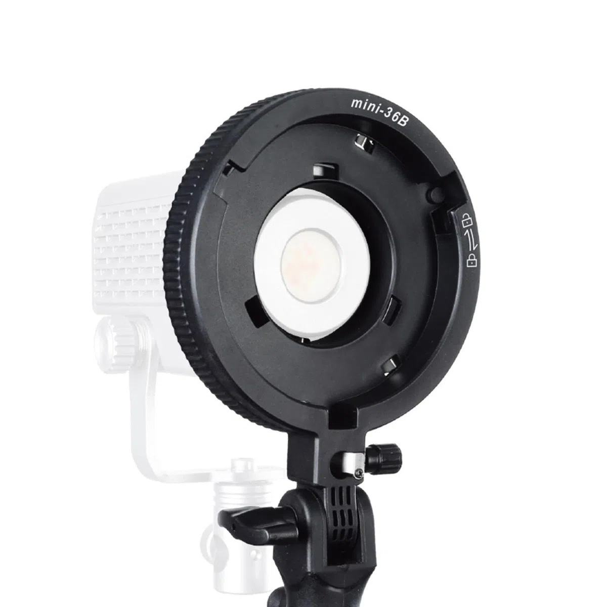 Für Bowens Mount Adapter, Bis Standard Bowens Mount -Adapter mit Regenschirmhöhle, 180 Neigung, Für LED -Licht, Softbox, Regenschirme