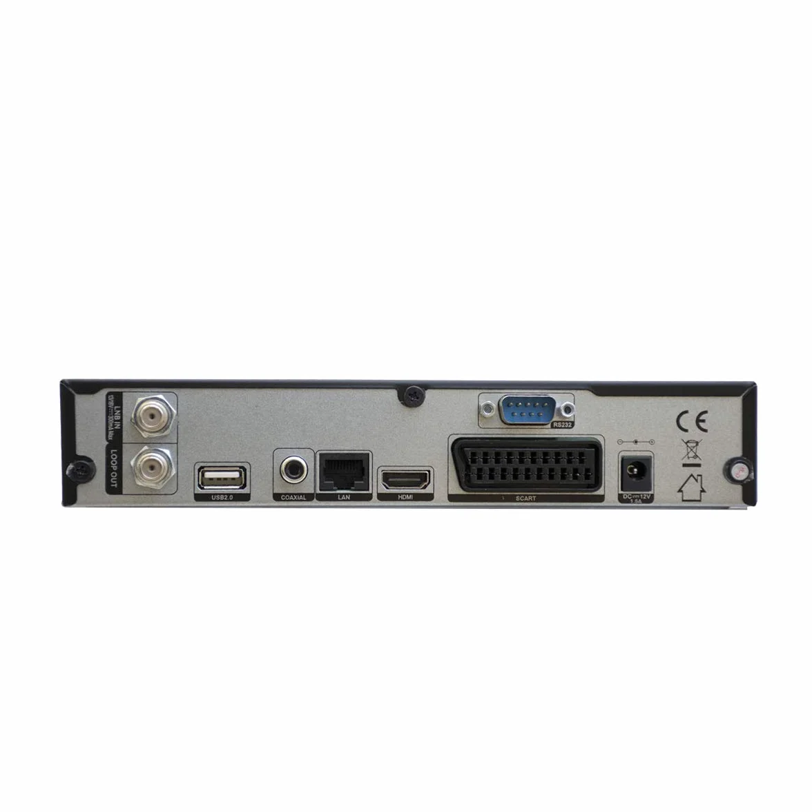 Viark Sat - Digitaler Satellitenempfänger Full HD DVB-S2 Multistream H.265, mit LAN, USB WiFi Antenne und CA Kartenleser