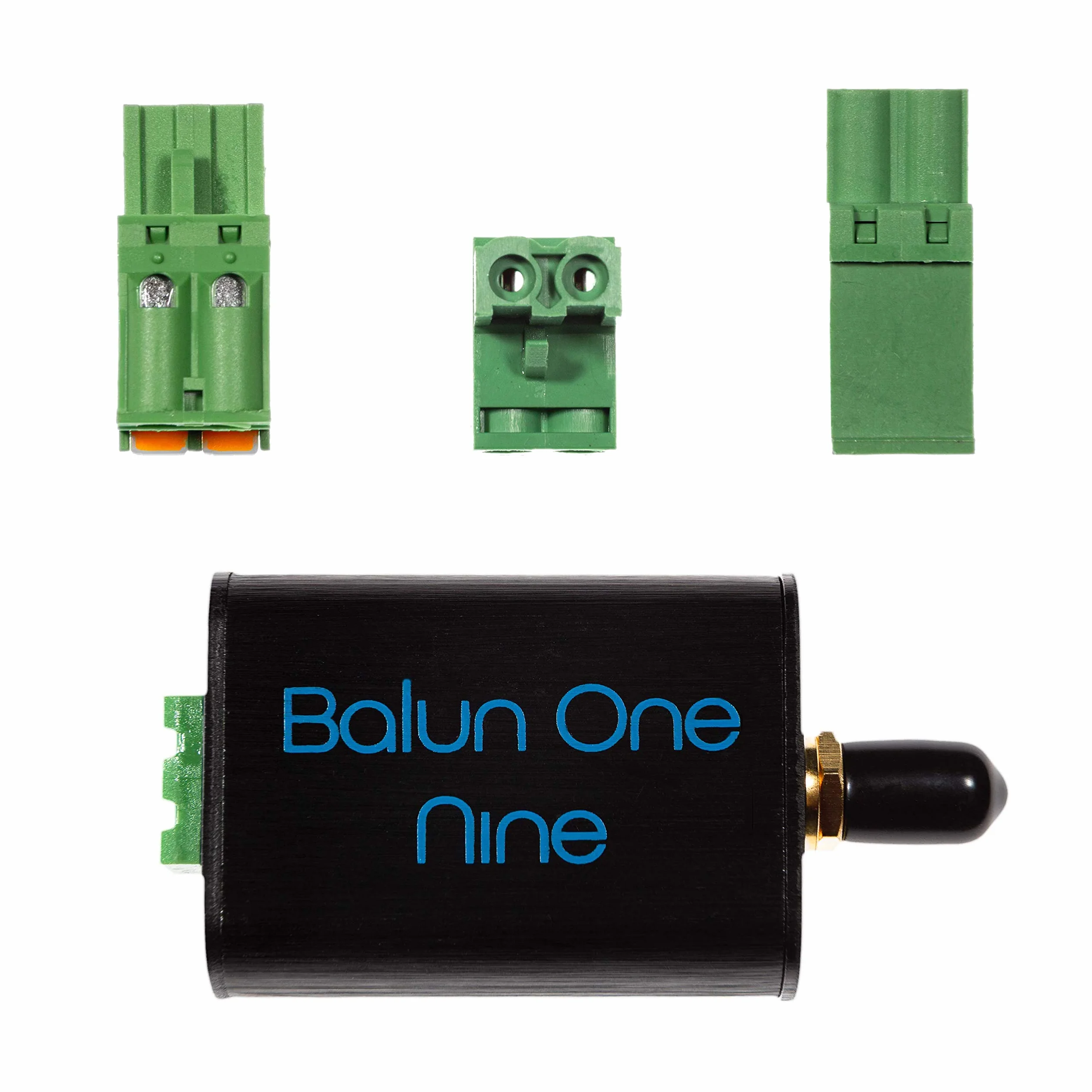 Balun One Nine v2 - Klein 9:1 (1:9) Balun mit Eingangsschutz und Gehäuse für HF und Kurzwelle. Hervorragend Geeignet für Software Defined Radio (RTL-SDR und SDRPlay) und Andere Radios