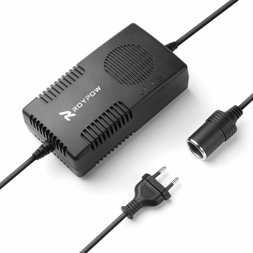 RoyPow 120W (Max. 150W) 12V10A AC-DC Netzteil Adapter 220V/230/240V AC zu 12V DC Stromwandler Spannungswandler Netz-Adapter KFZ-Ladeadapter 220V auf 12V ¡­