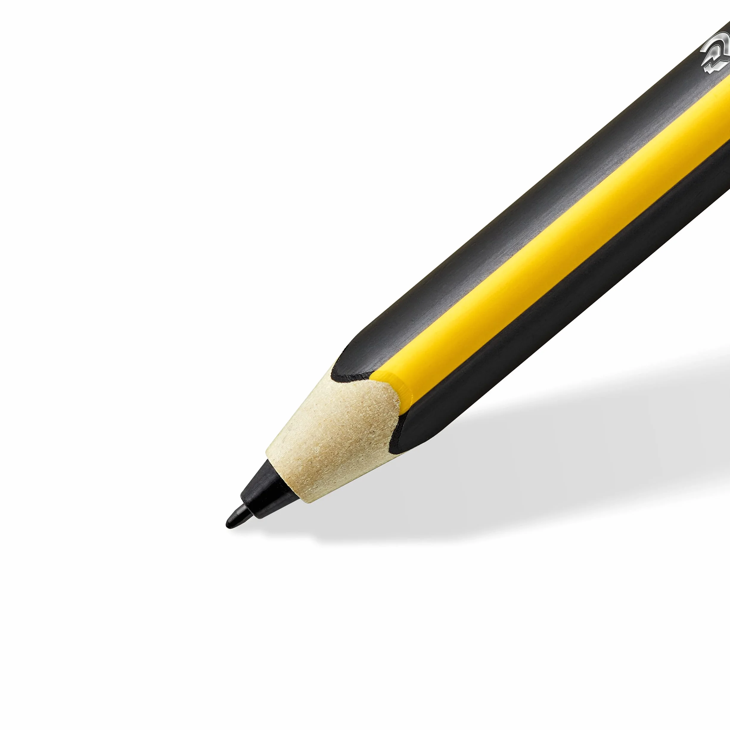 Staedtler Noris digital jumbo 180J 22. EMR Stylus mit weichem Radierer. Eingabestift für Schreiben, Zeichnen und Radieren (4.096 Druckstufen, 0.7 mm Spitze), Gelb-Schwarz