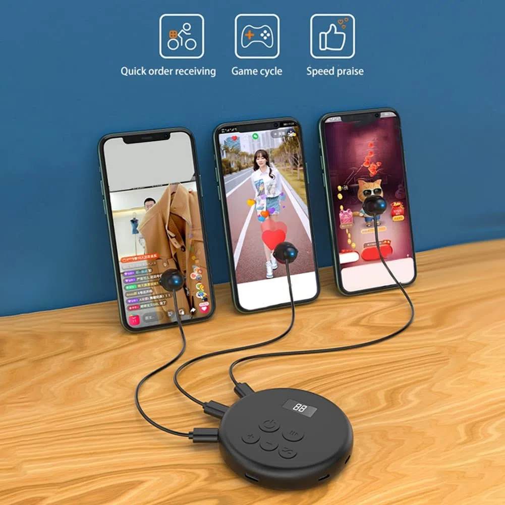 Handy-Bildschirm Auto-Clicker-GeräT Physische Simulation Fingerklick-Spiel Kontinuierliches Klicken für IOS Android-A