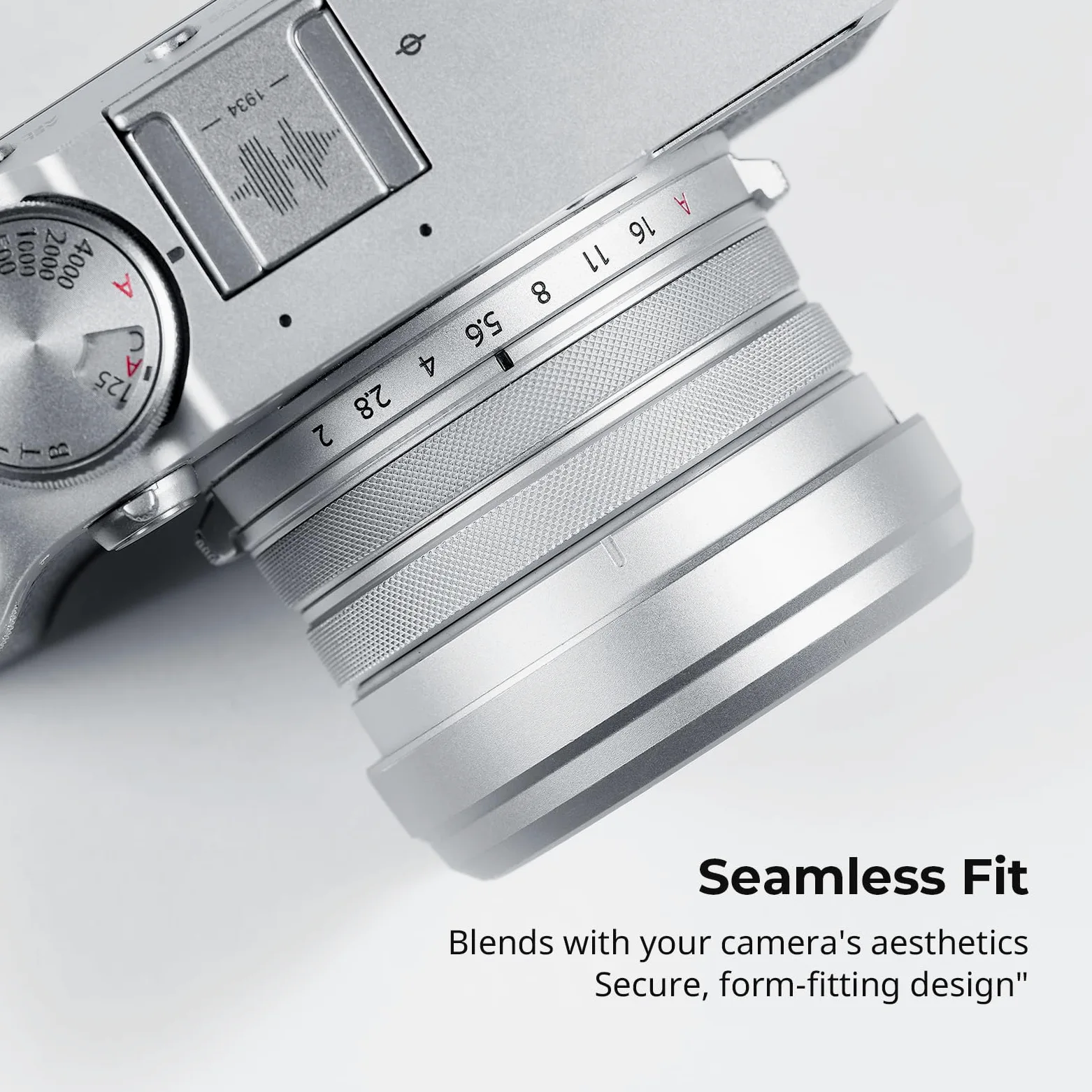 SMALLRIG UV-Filter Gegenlichtblende für FUJIFILM X100VI / X100V, UV-Filter mit 99% Lichtdurchlässigkeit, Antireflex & Anti-Ghosting-Funktion, Gegenlichtblende aus Aluminiumlegierung, Silber – 5851
