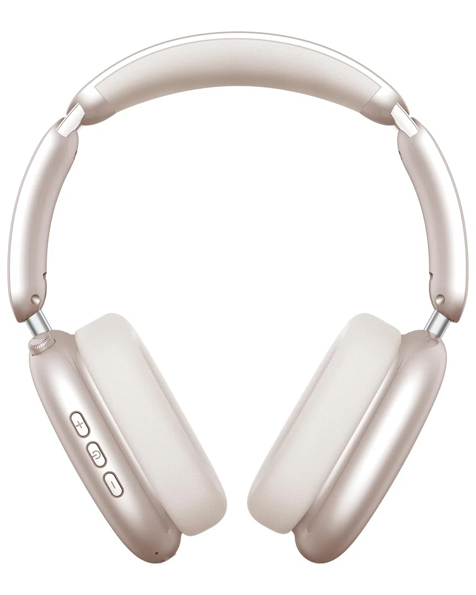 Wentronic Y02 Aktive Noise Cancelling Kopfhörer,60 Std.5 EQ-Musikmodi,Hi-Res-Audio,Tiefe Bässe,faltbares kabelloses Over-Ear-Bluetooth 5.4-Headset,atmungsaktive Leder-Ohrpolster (Sternenlicht)